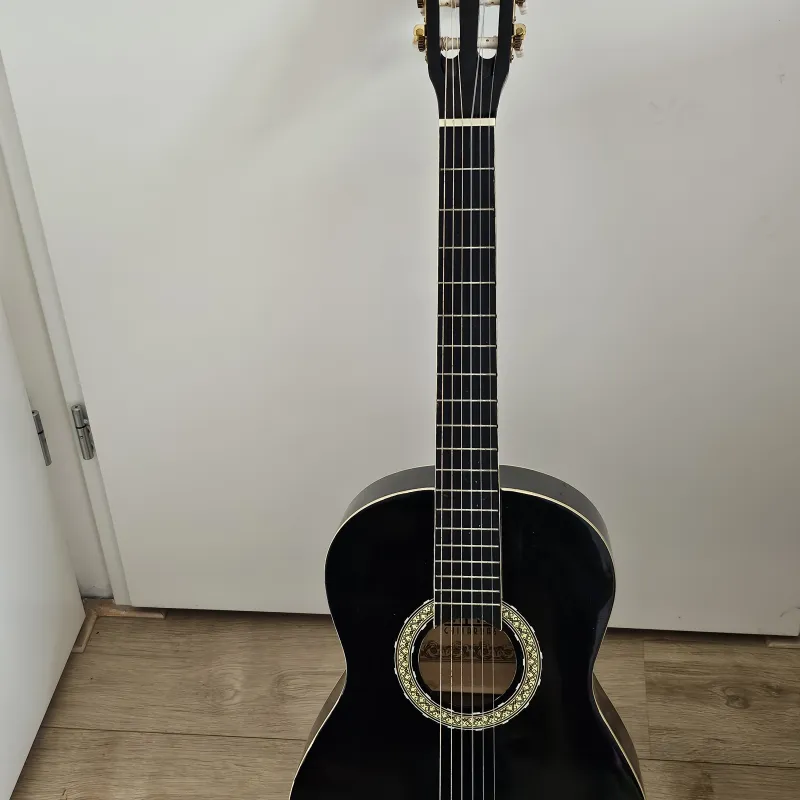 Klassieke zwarte LaPaz gitaar